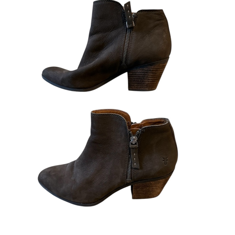 Frye | Judith Brown Leather Ankle Boots